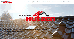 Desktop Screenshot of huetzen.de